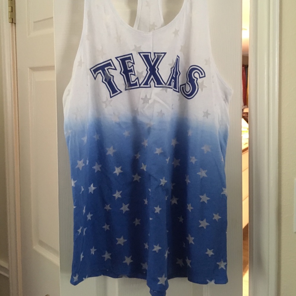 Texas rangers racer back tank